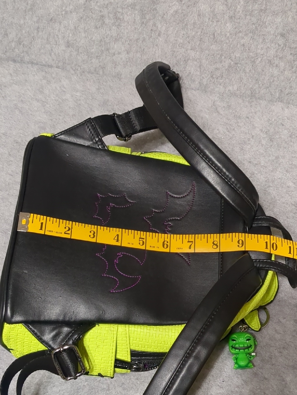 Disney Parks Loungefly Oogie Boogie NBC Mini Backpack Glow in the Dark - Picture 13 of 15